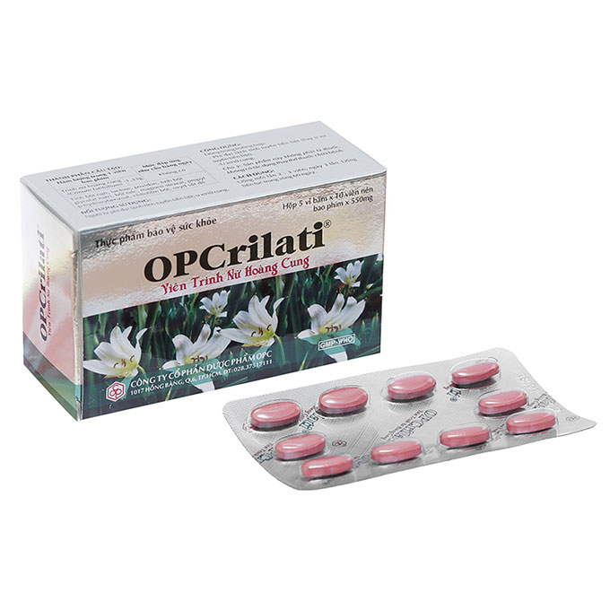 Viên uống OPC Opcrilati tăng cường sinh lý nữ, Hộp 50 viên