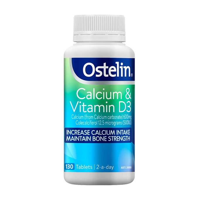 Ostelin Calcium & Vitamin D3, Hộp 130 viên