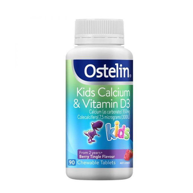 Ostelin Kids Calcium & Vitamin D3, Hộp 90 viên