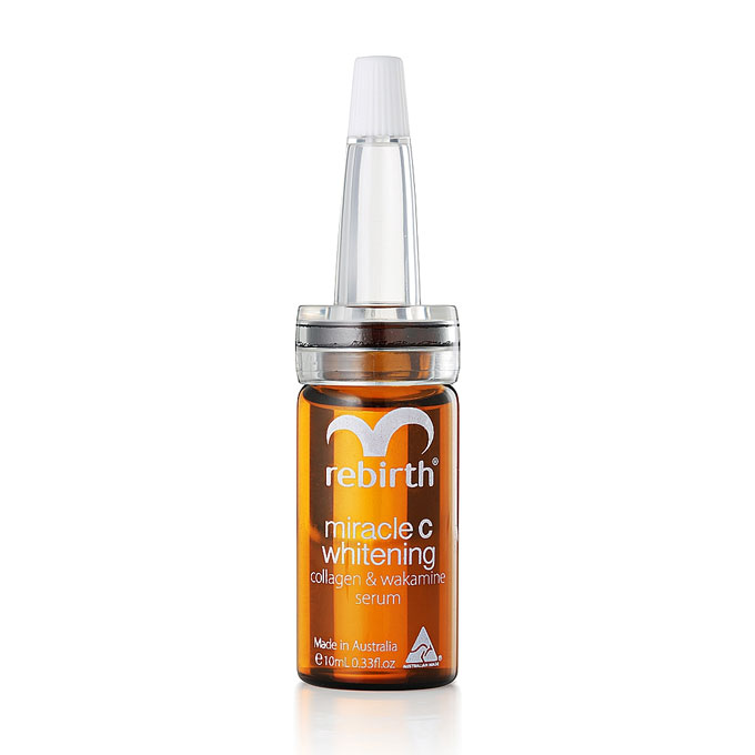 Serum dưỡng trắng da Rebirth Miracle C Whitening, Hộp 6 lọ x 10ml