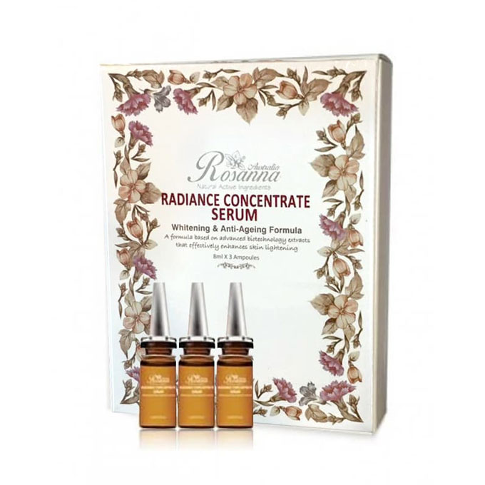 Tinh chất nhau thai cừu Rosanna Radiance Concentrate, Hộp 3 lọ x 8ml
