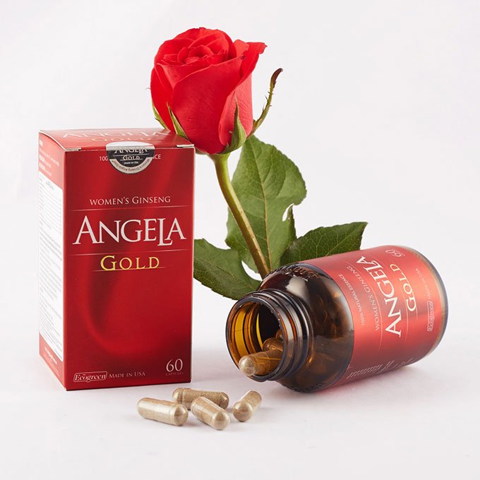 Sâm Angela Gold tăng cường sức khỏe sinh lý nữ,  Hộp 60 viên