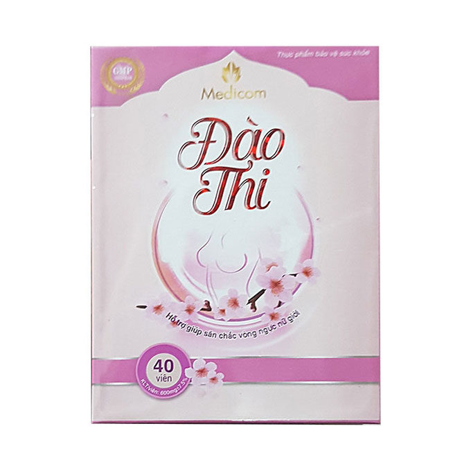 Săn chắc căng tròn vòng một Đào Thi, Hộp 40 viên