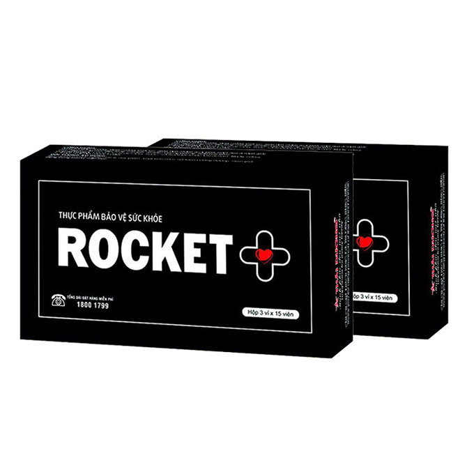 Viên uống Rocket + tăng cường sinh lý nam, Hộp 45 viên