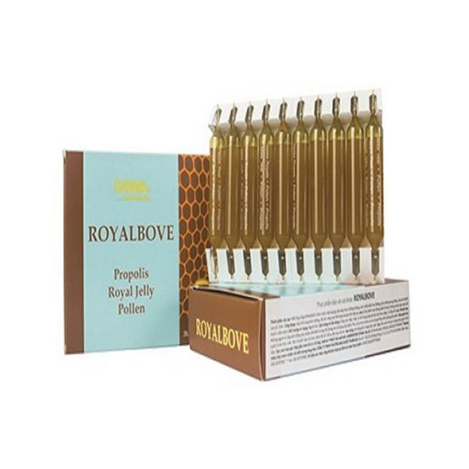 Sữa ong chúa ROYALBOVE, Hộp 20 ống