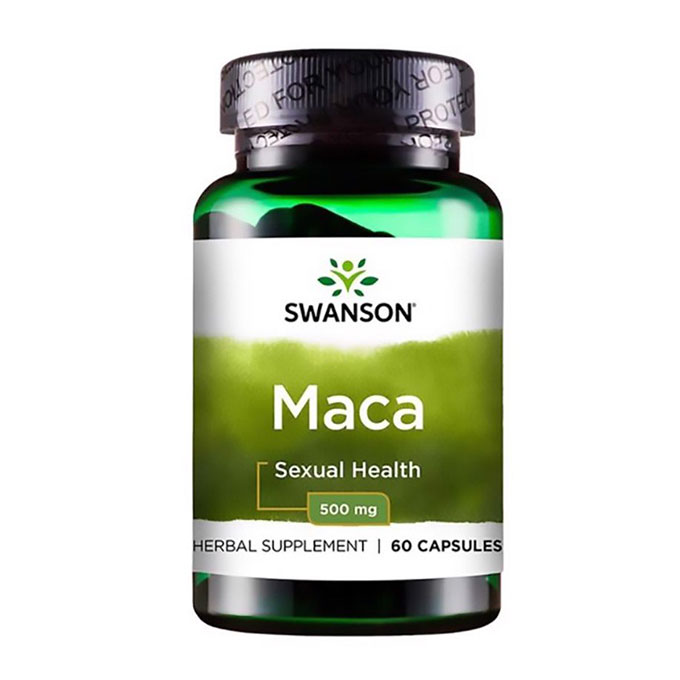 Swanson Maca tăng cường sinh lý nam, Hộp 60 viên