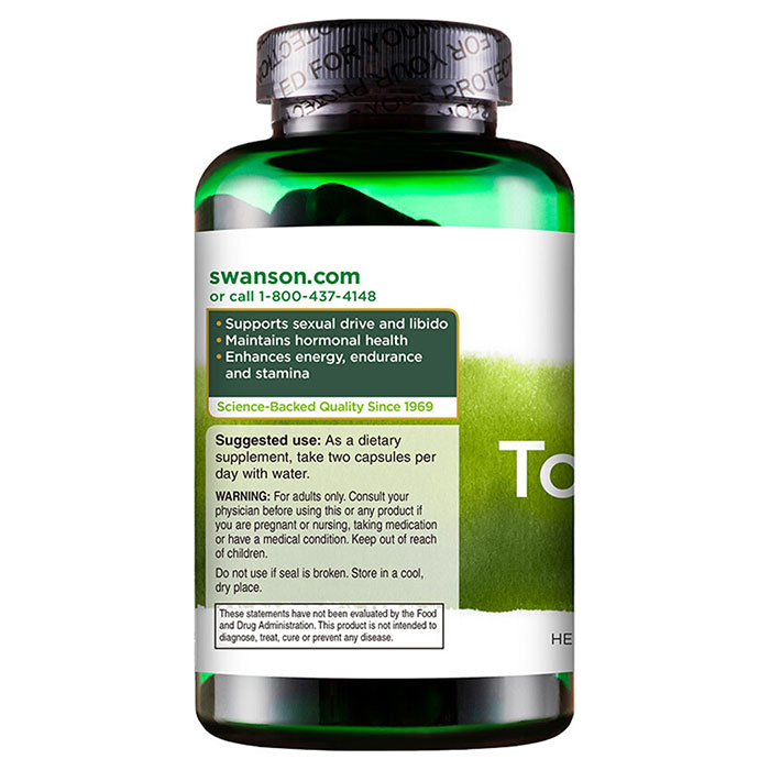 Swanson Tongkat Ali tinh chất cây mật nhân, Hộp 120 viên