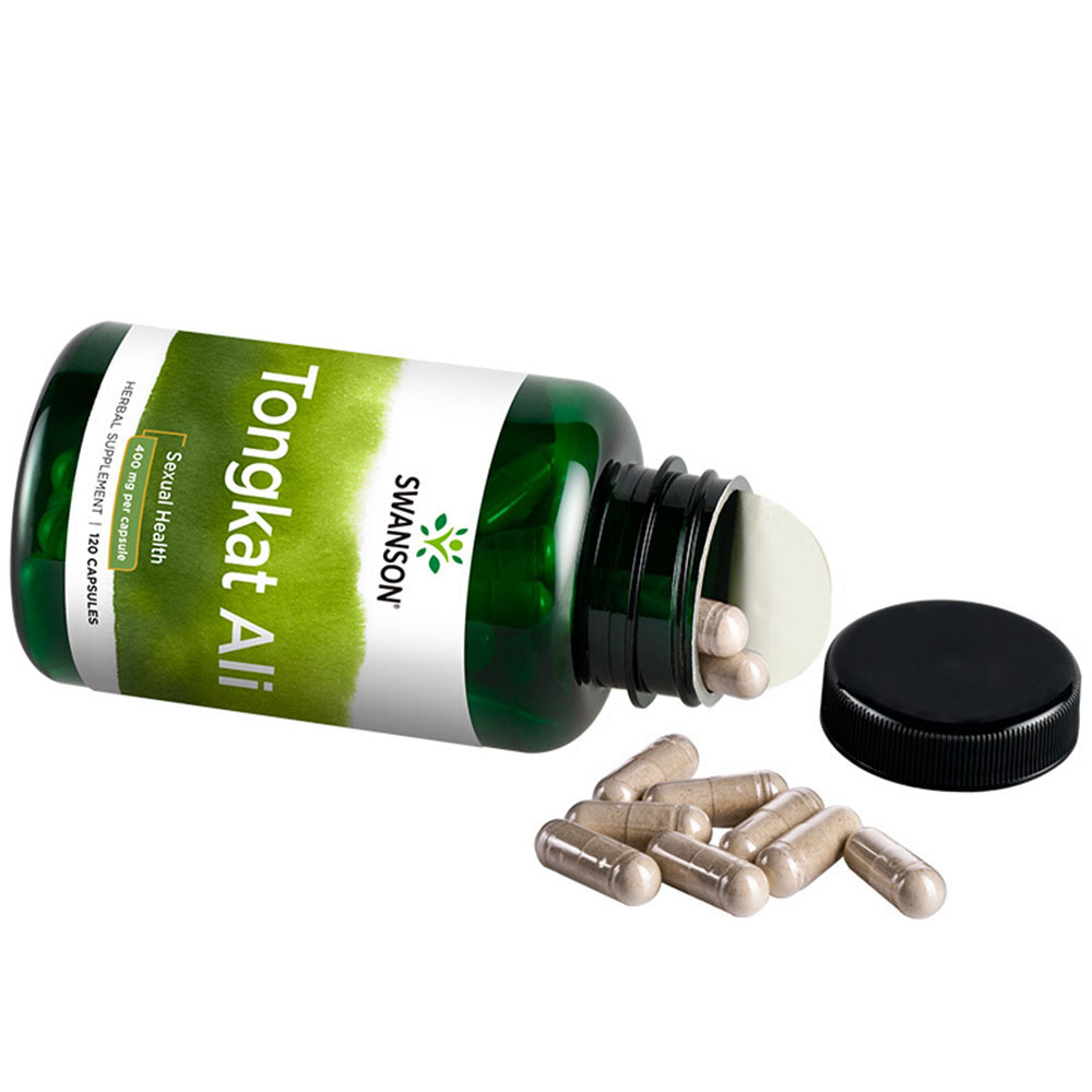 Swanson Tongkat Ali tinh chất cây mật nhân, Hộp 120 viên