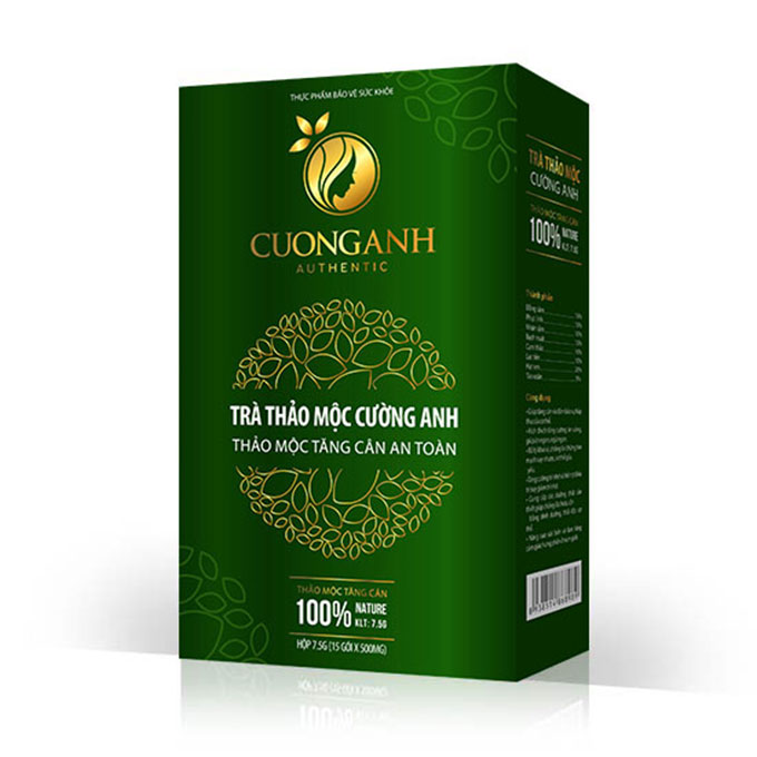 Trà tăng cân thảo mộc Cường Anh