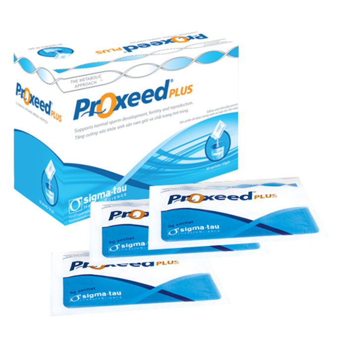 Proxeed Plus tăng số lượng và chất lượng tinh trùng, Hộp 30 gói