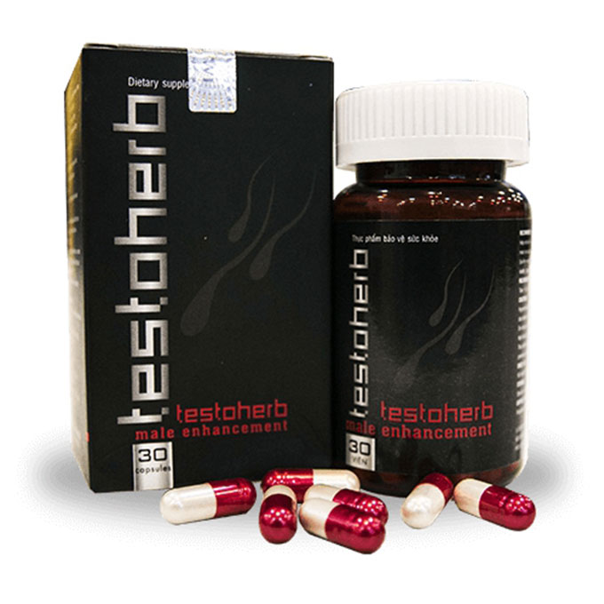 Testoherb tăng cường sinh lý nam, Hộp 30 viên