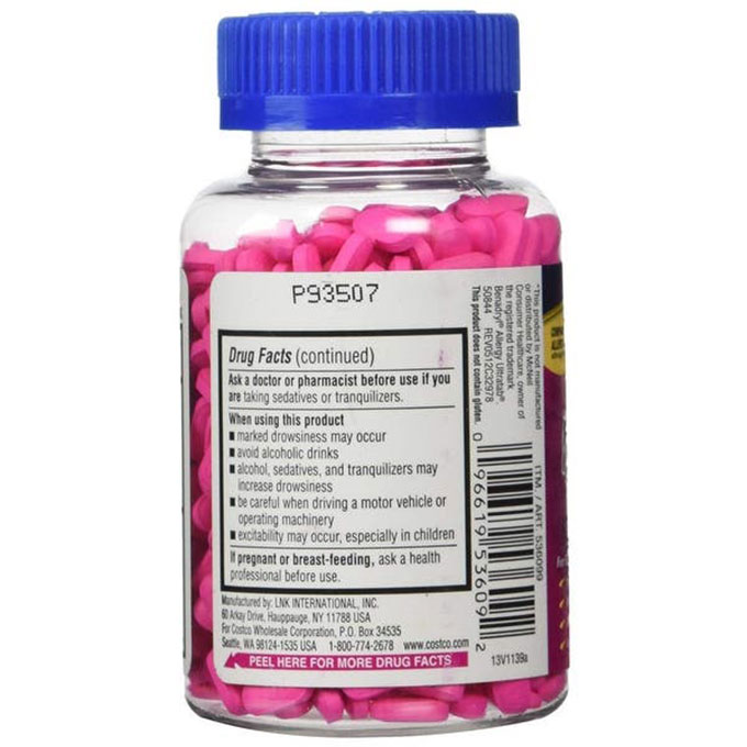 Viên uống chống dị ứng Kirkland Allergy Medicine, Hộp 600 viên