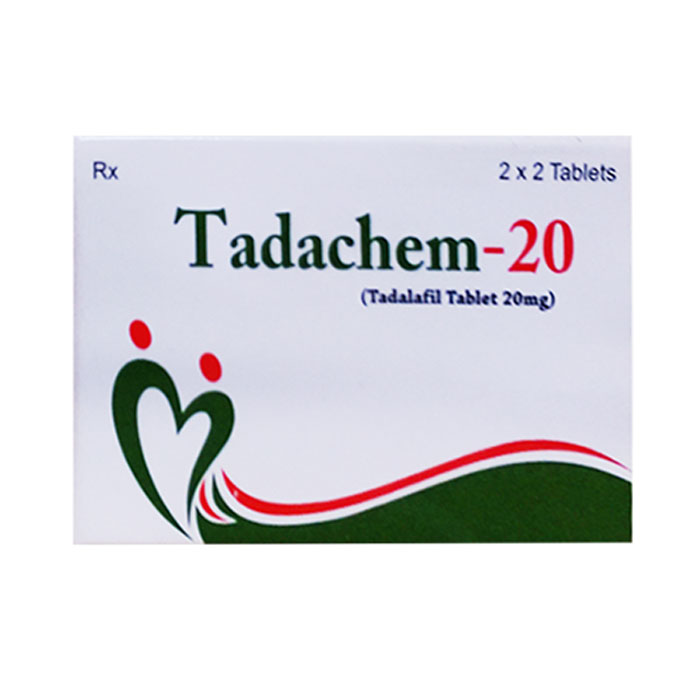 Thuốc cường dương Tadachem 20 mg, Hộp 4 viên