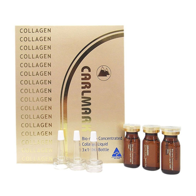 Tinh chất Collagen Carlmark Bio Nano Concentrated Collagen Liquid, Hộp 3 ống x 10ml