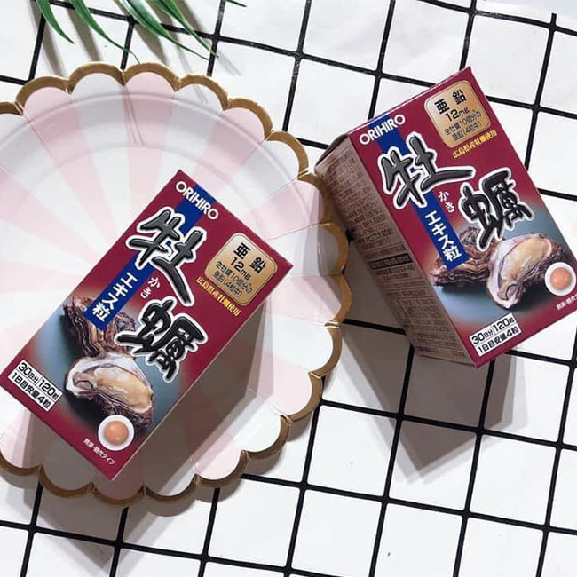 Tinh chất hàu tươi Orihiro Nhật Bản, Hộp 120 viên