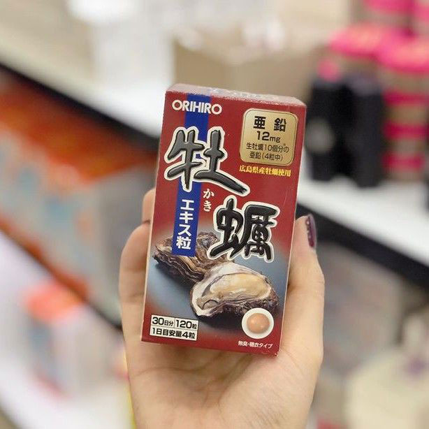Tinh chất hàu tươi Orihiro Nhật Bản, Hộp 120 viên