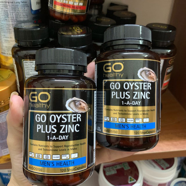 Tinh chất hàu Oyster Plus Zinc Go Healthy, Hộp 120 Viên