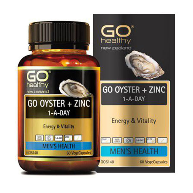 Tinh chất hàu Oyster Plus Zinc Go Healthy, Hộp 60 Viên