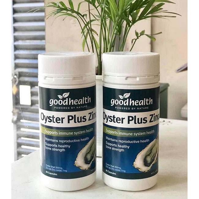 Tinh chất hàu Oyster Plus Zinc Goodhealth, Hộp 60 Viên