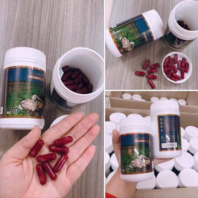 Tinh chất hàu Vitatree Oyster Extract, Hộp 90 viên