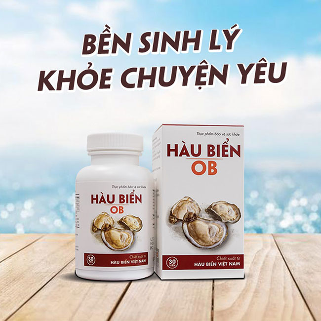 Tinh hàu biển OB, Hộp 30 viên