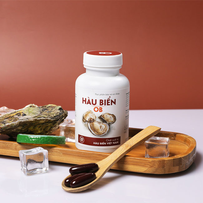 Tinh hàu biển OB, Hộp 30 viên