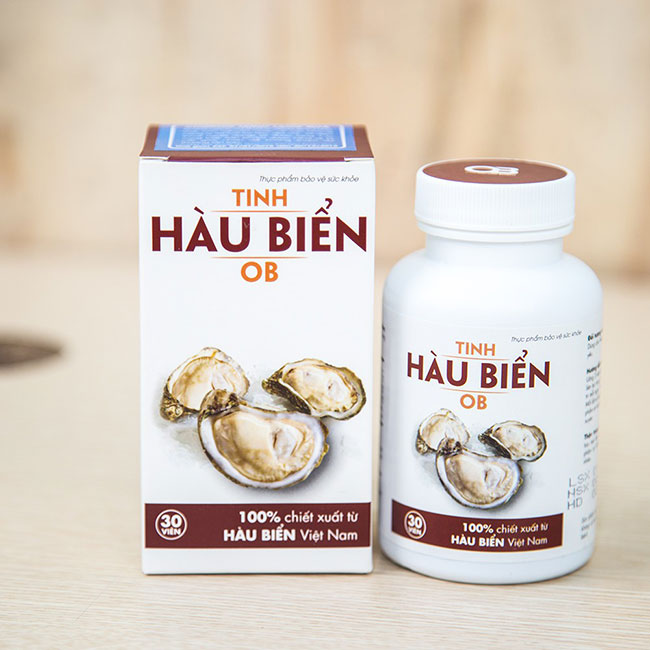 Tinh hàu biển OB, Hộp 30 viên