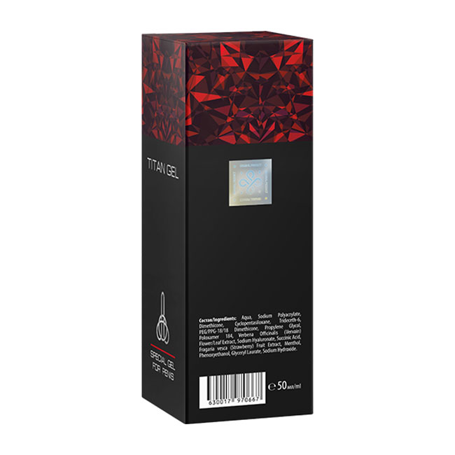 Titan Gel chính hãng Hendel Nga tăng kích thước, Tuýp 50ml