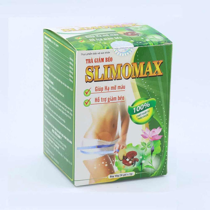 Trà giảm cân Học Viện Quân Y Slimomax, Hộp 20 gói