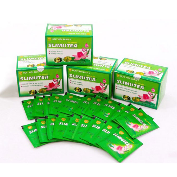 Trà giảm cân Học Viện Quân Y Slimutea, Hộp 20 túi