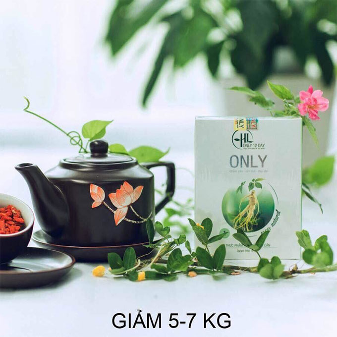 Trà giảm cân Only 12 day, Hộp 12 gói