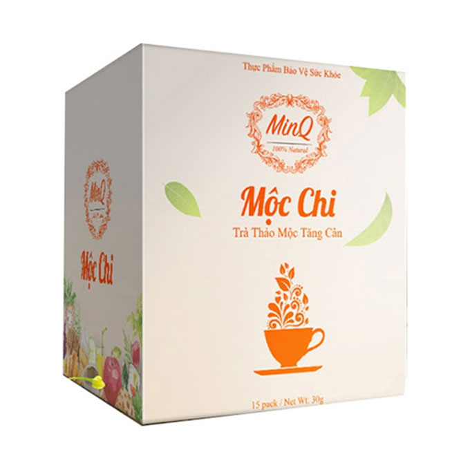 Trà thảo dược tăng cân Mộc Chi, Hộp 15 gói