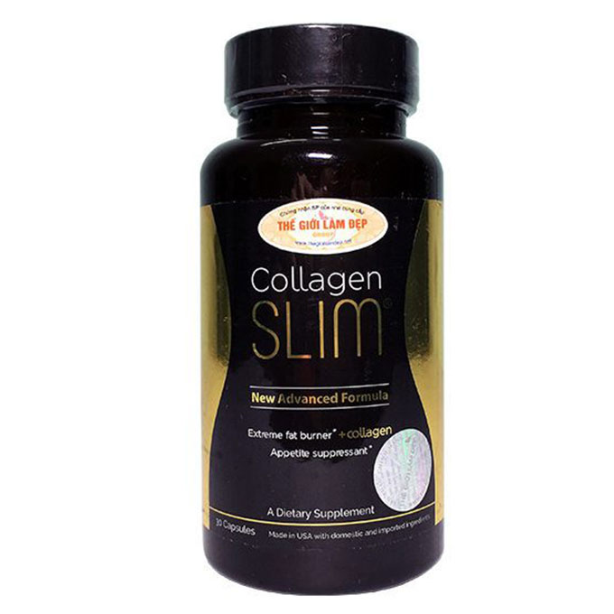 Viên uống giảm cân Collagen Slim USA, Hộp 30 viên