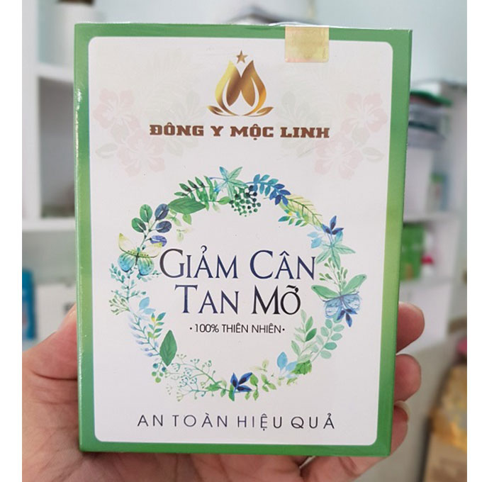 Viên uống giảm cân Đông Y Mộc Linh, Hộp 30 viên
