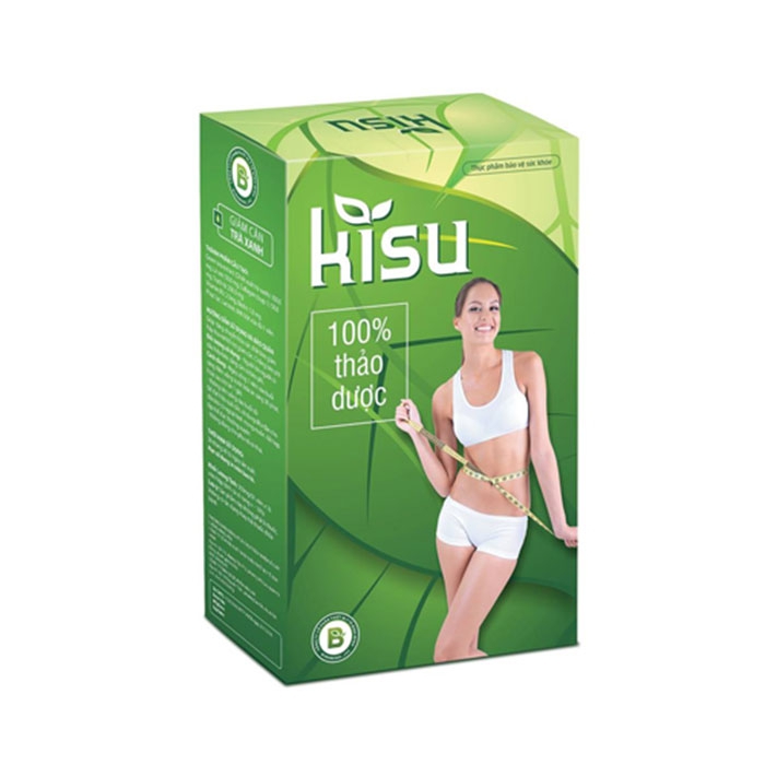 Viên uống giảm cân Kisu, Hộp 16 viên