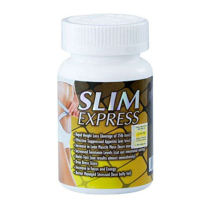 Viên uống giảm cân Slim Express, Hộp 60 viên