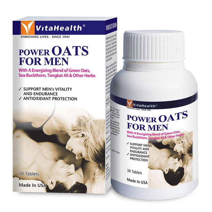 Vitahealth Power Oats For Men, Hộp 30 viên
