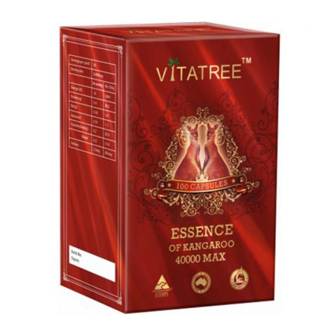 Vitatree Essence Of Kangaroo 40000 Max, Hộp 100 viên