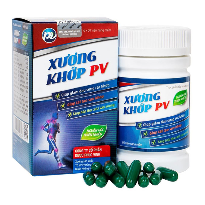 Xương khớp PV, Hộp 60 Viên
