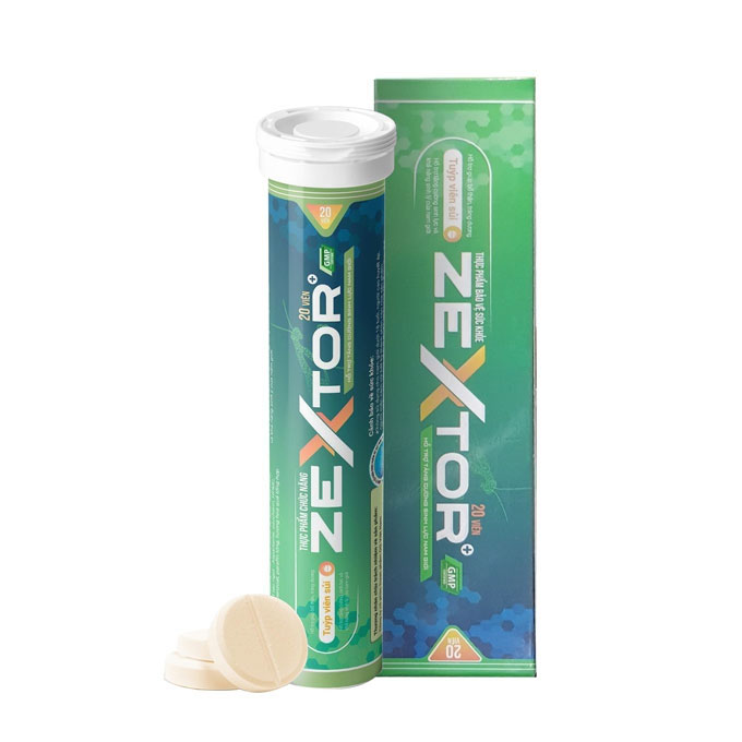 Tăng cường sinh lý nam Zextor Xanh, Tuýp 20 viên xủi