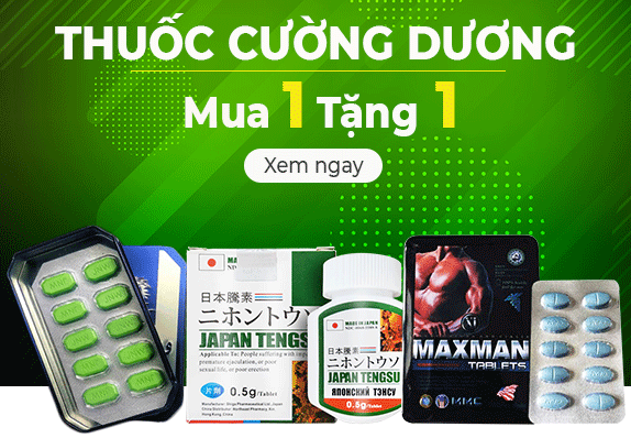 Thuốc cường dương tốt nhất hiện nay. Mua 1 tặng 1
