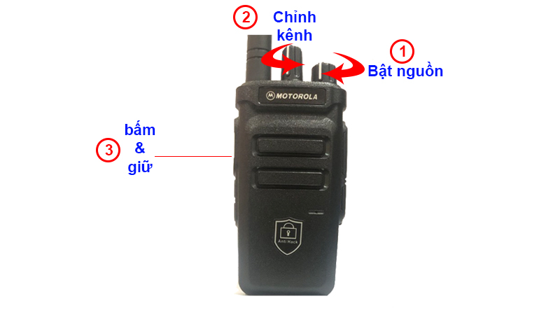 motorola gp-320 hướng dẫn đàm thoại