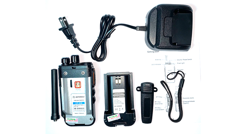 phụ kiện đầy đủ motorola cp550