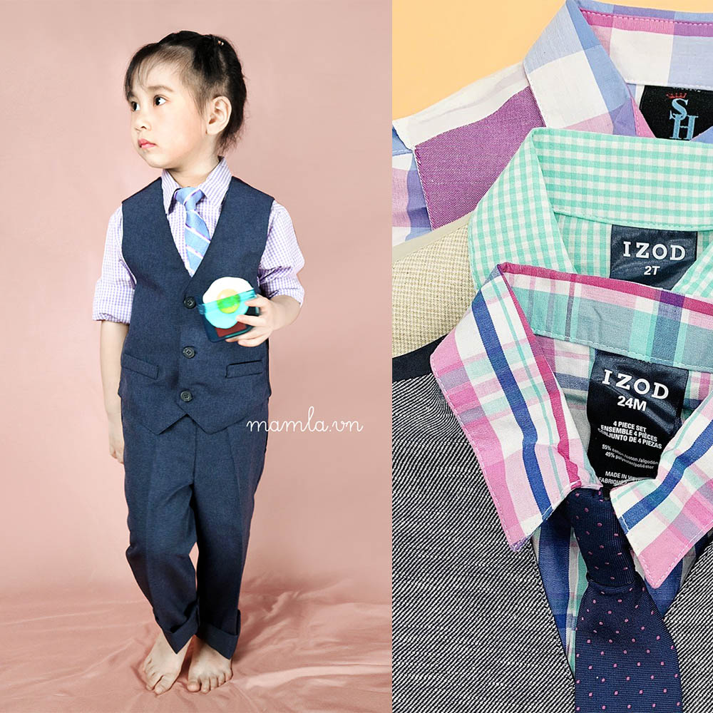 Áo khoác vest cho bé trai 2-3-4-5-6 tuổi – DoChoBeYeu.com