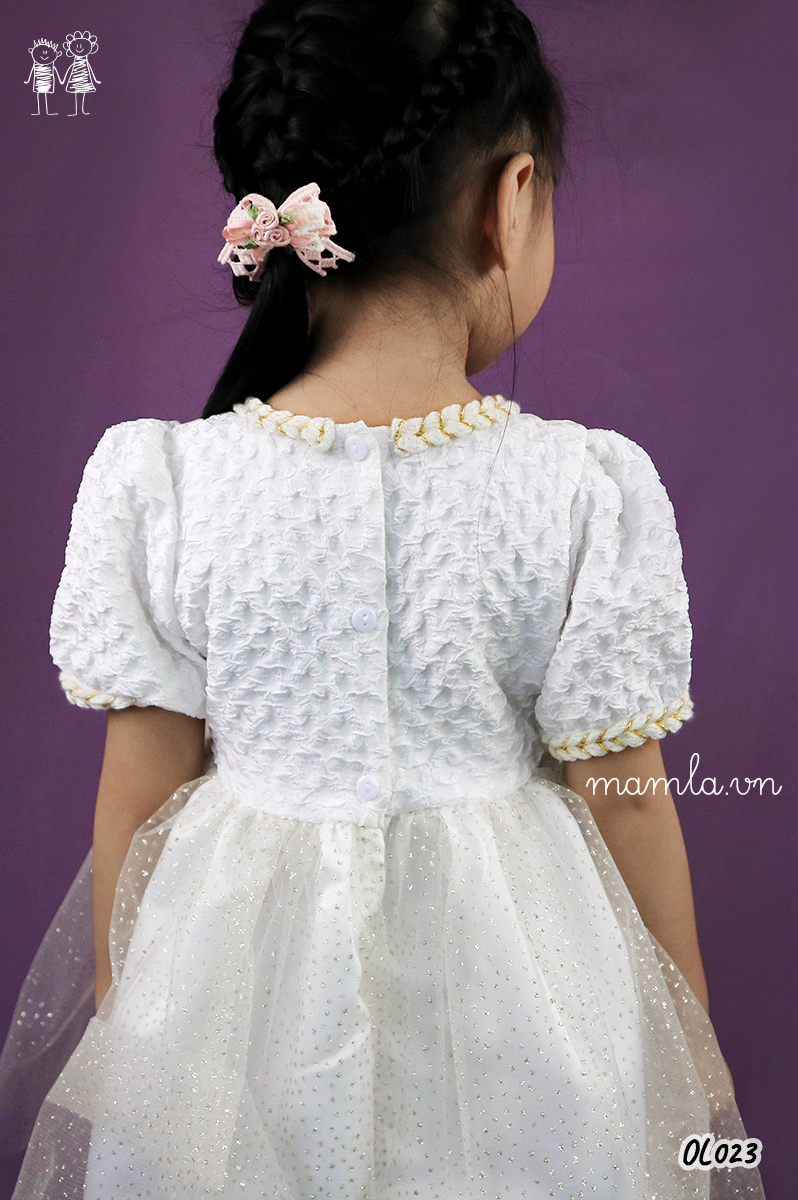 Đầm công chúa kiểu PHÁP cho bé gái từ 1-10 tuổi CBT40406P | Bé Cưng Shop
