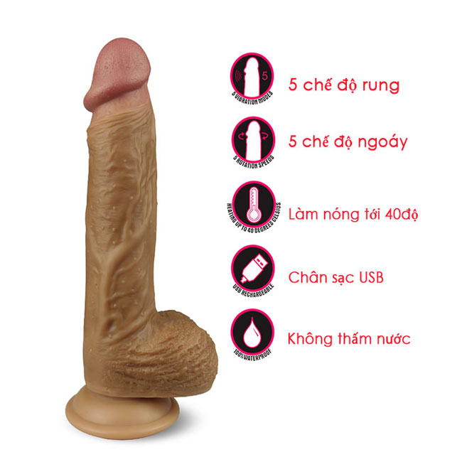 dương vật giả dán tường