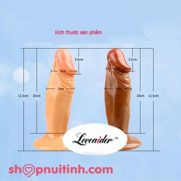kích thước dương vật giả LoveAider