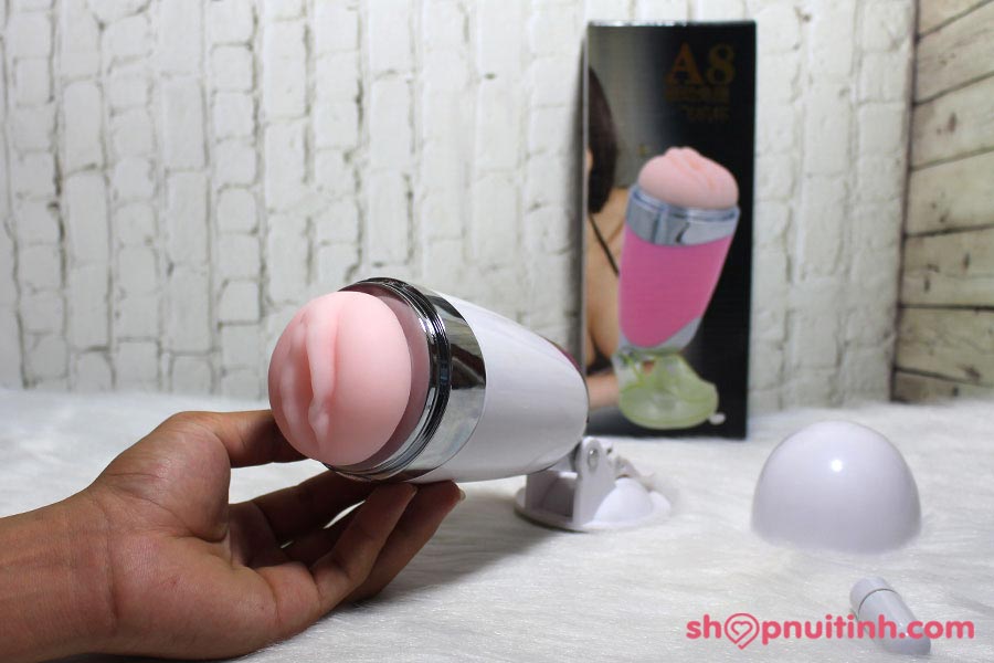 Âm Đạo Giả Gắn Tường Có Rung A8 Cho Nam Thủ Dâm
