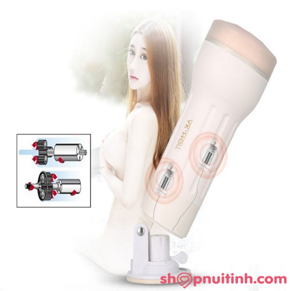 AK-Hot -  Âm Đạo Giả Dán Tường Silicon Mền Mịn Giống Thật