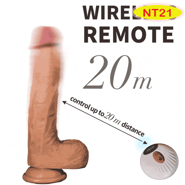 Dương Vật Giả Có Rung APOLO - Kích Thích Tê Tái Điều khiển Từ Xa